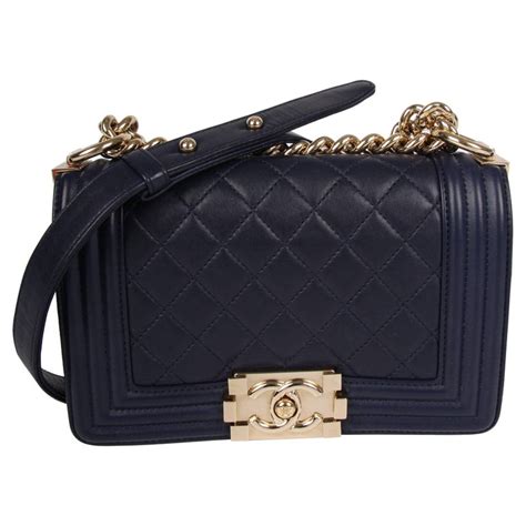 chanel mini boy bag blue|More.